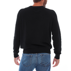 Drew Cotton Sweater | Black