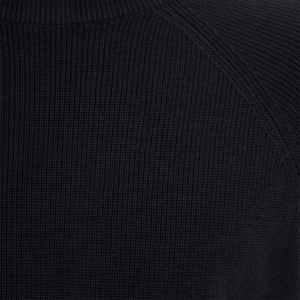 Drew Cotton Sweater | Black