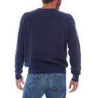 Drew Cotton Sweater | Navy
