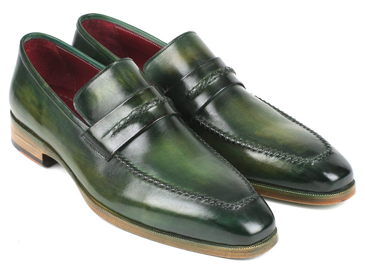 Paul Parkman Men's Loafer Shoes Green
