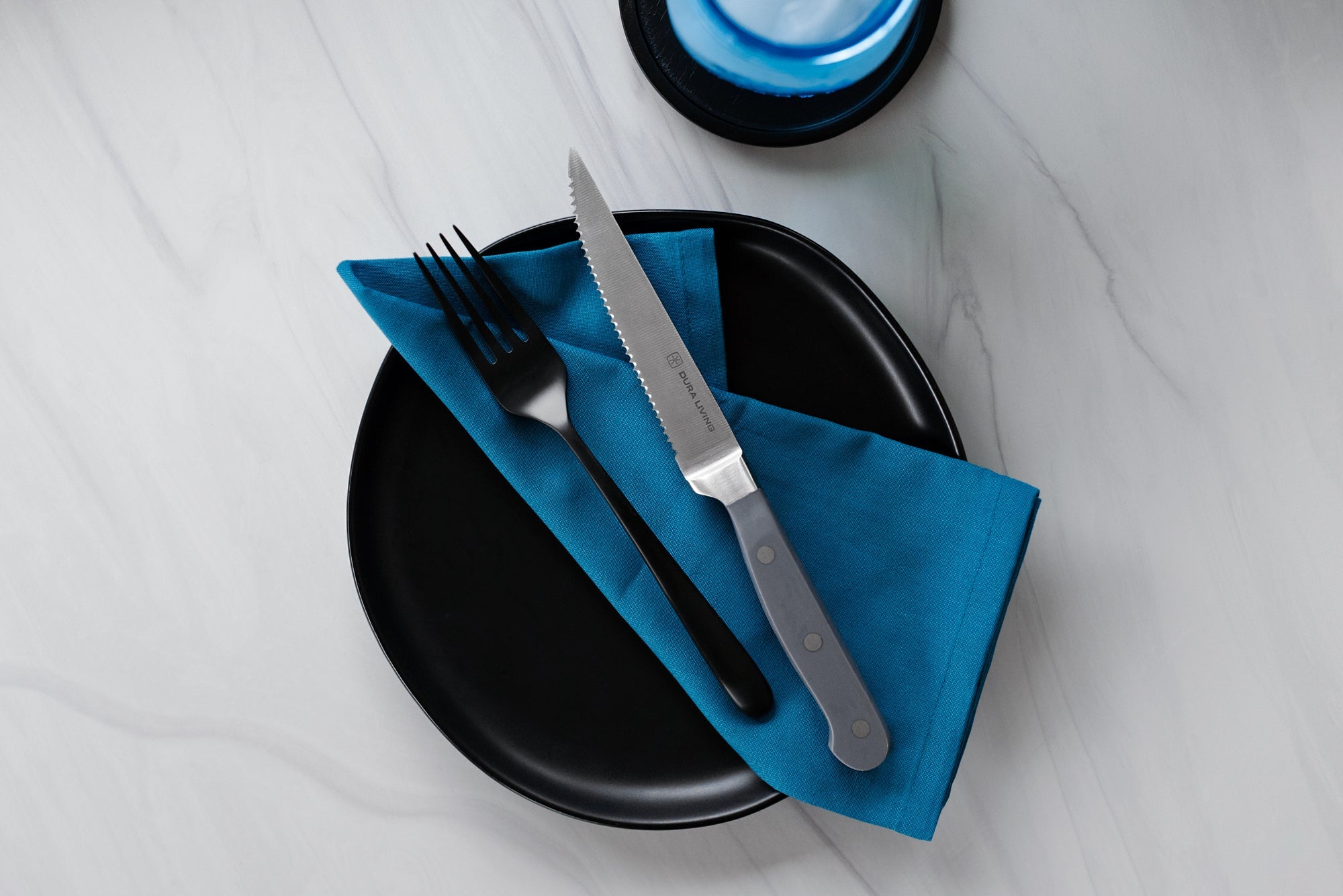 Superior Set of 4 Steak Knives | Gray