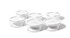 Glass Food Storage Containers 12-Piece (6+6) | White