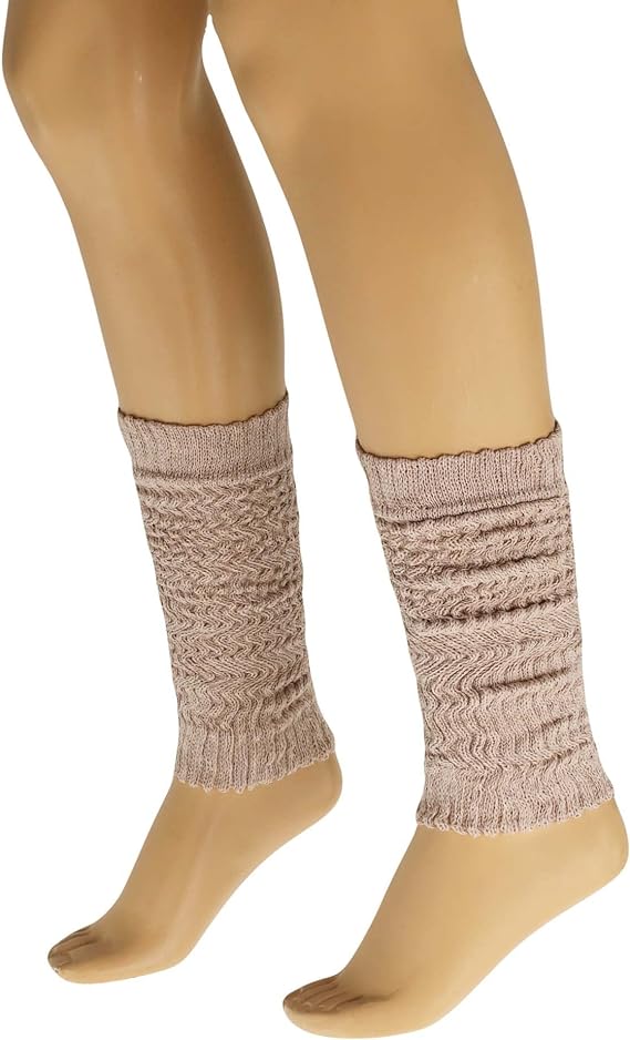 Cotton Leg Warmers Boot Socks Retro Style