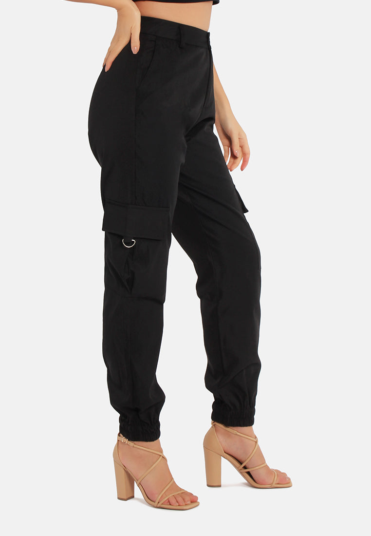 High Waist Cargo Pants