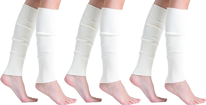 Leg Warmers for Women (3 Pairs)