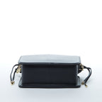 Patricia Black Leather Purse Drawstring