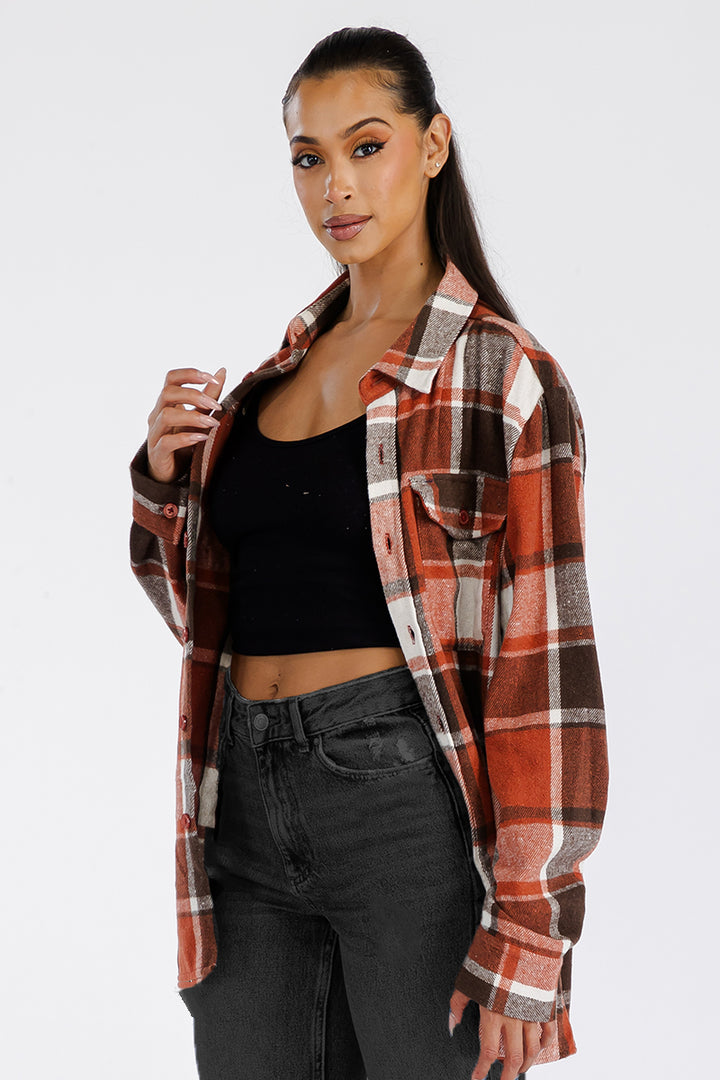 Boyfriend Brushed Flannel Shacket