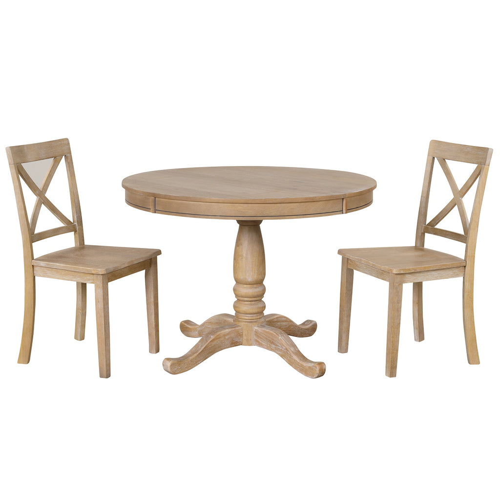 Modern Dining Table Set For 4 Round Table 4 Chairs