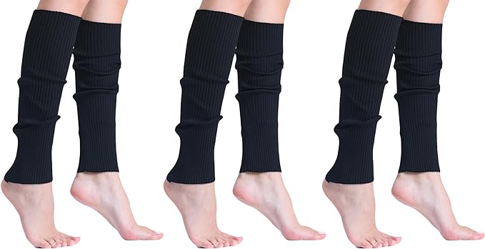 Leg Warmers for Women (3 Pairs)