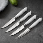 EcoCut 8-Piece Steak Knife Set | Grey