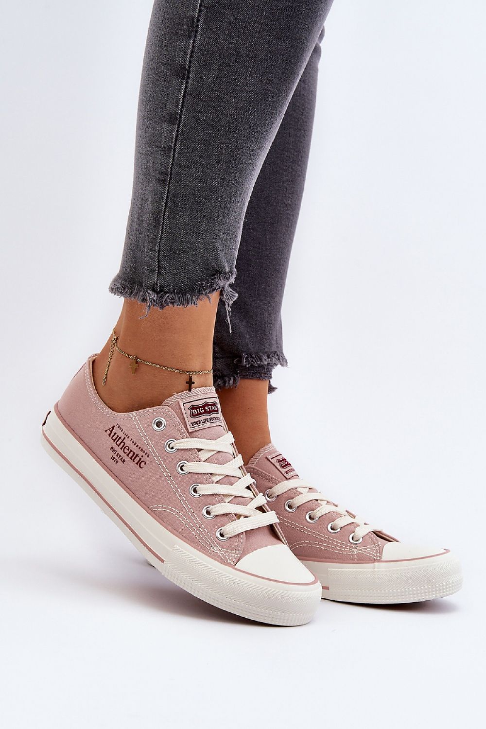 Dusty Pink Canvas Shoes