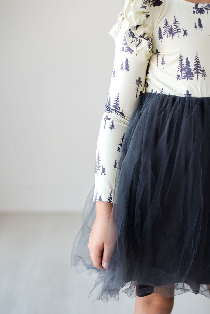 Long Sleeve Tulle Dress Sasquatch