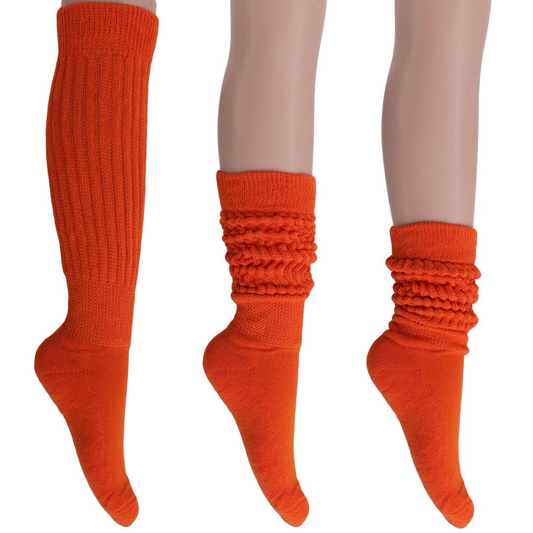 Women's Extra Long Heavy Slouch Cotton Socks 1 Pair