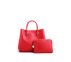 Jane Red Vegan Leather Satchel