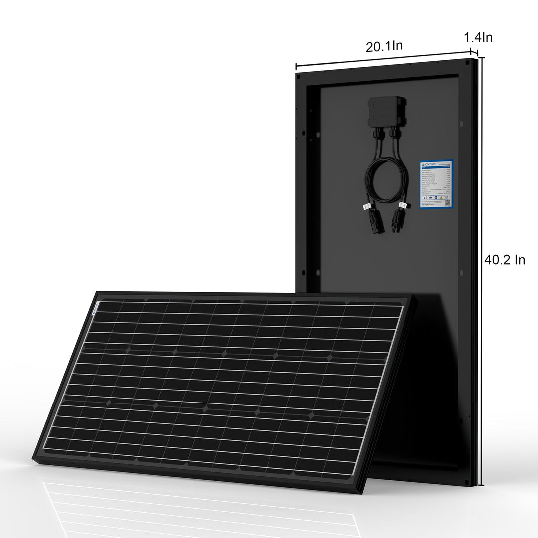Mono Solar RV Kits + MPPT/PWM Charge Controller