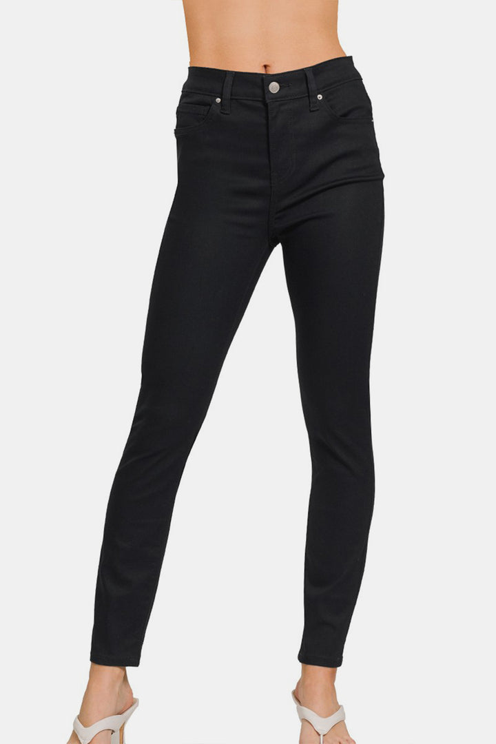 Black Full Size High-Rise Skinny Jeans