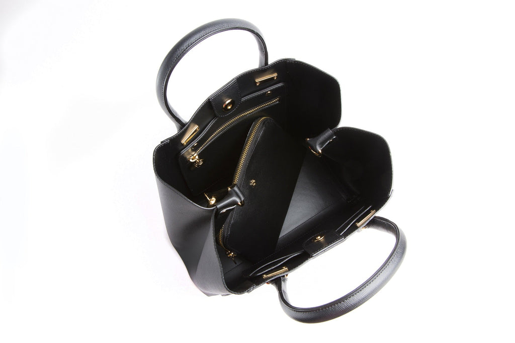 Jane Black Vegan Leather Satchel