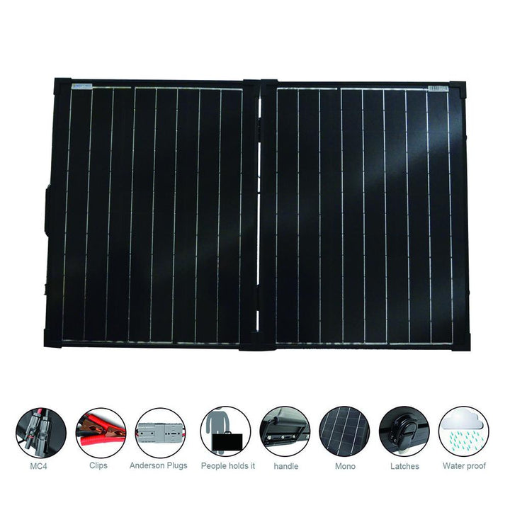 ACOPOWER PTK 100W Portable Solar Panel Kit with 20A WP Charge Controller
