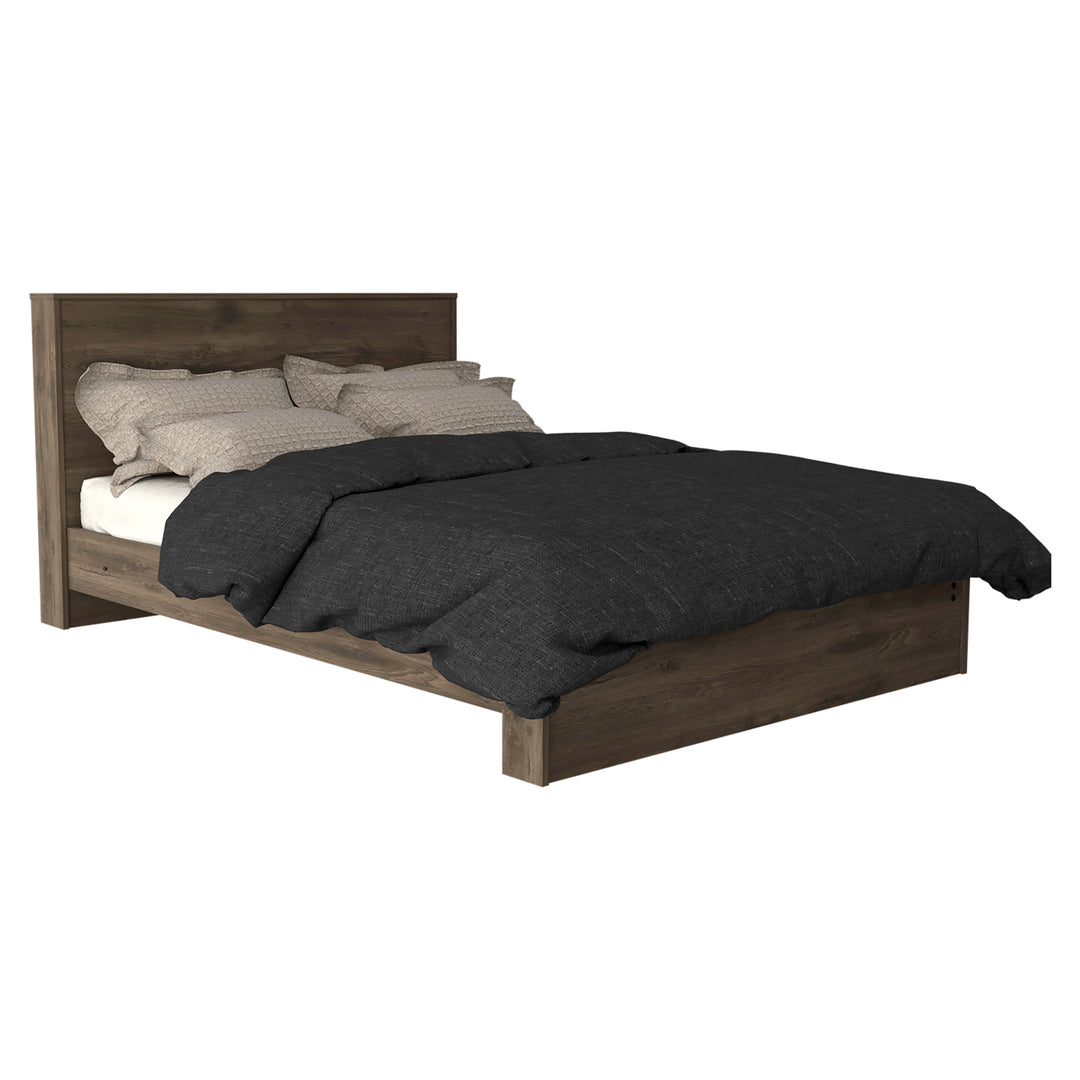 Full Size Bed Base Frame Forum Dark Brown