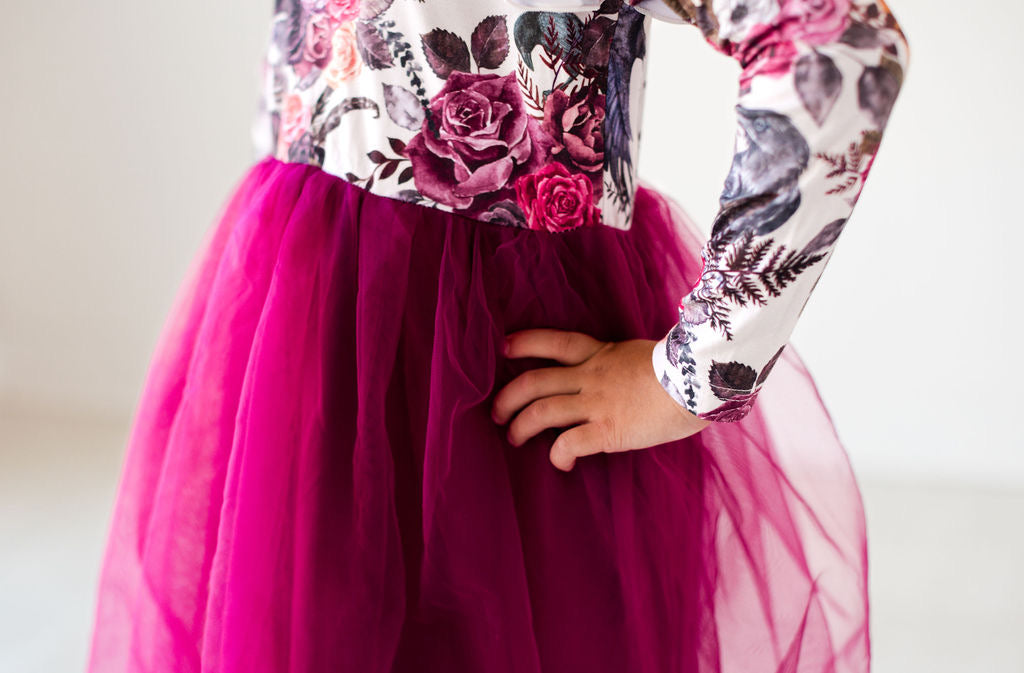 Long Sleeve Tulle Dress Crows N'Roses