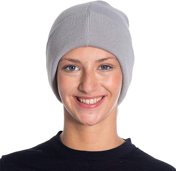 Acrylic Beanies for Women Soft Warm Knitted Winter Beanie Hat