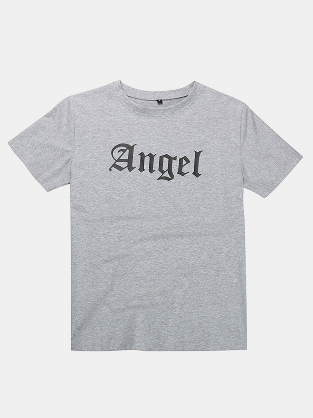 Angel Round Neck Short Sleeve T-Shirt