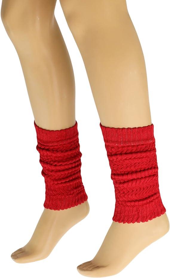 Cotton Leg Warmers Boot Socks Retro Style