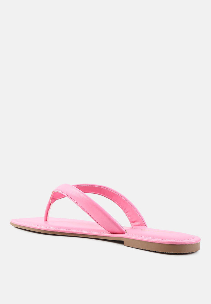 Tolpo Square Toe Thong Flats