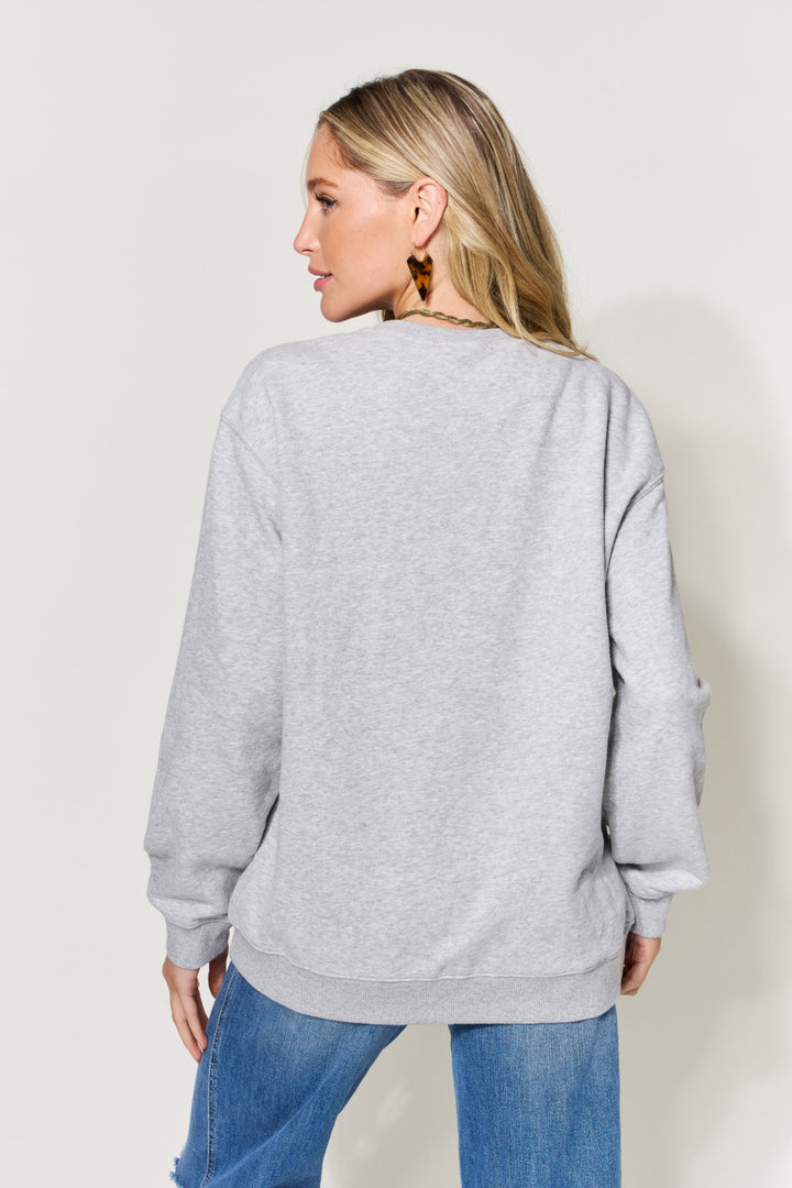 Nashville Graphic Print Long Sleeve Sweatshirt