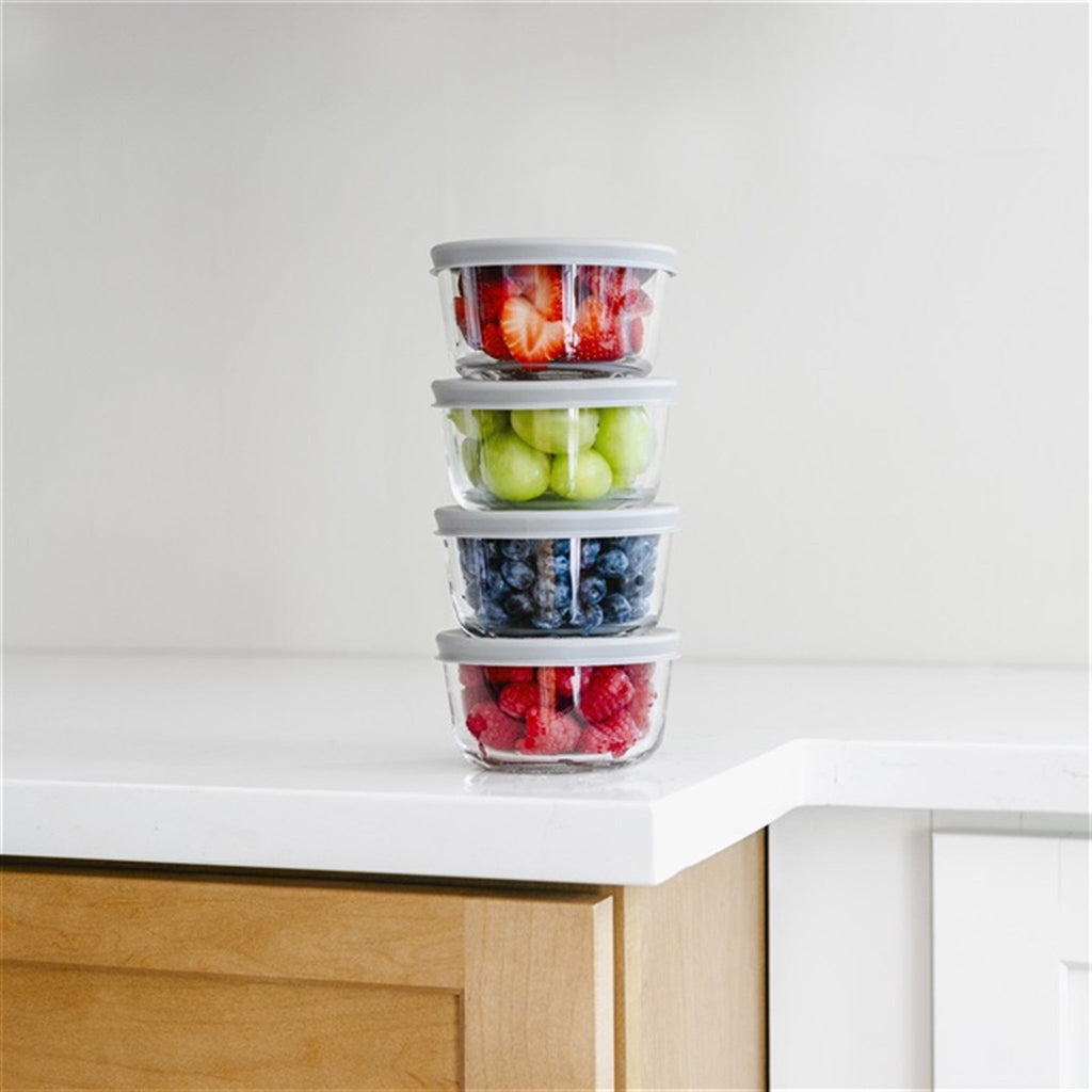 Glass Food Storage Containers 16-Piece (8+8)