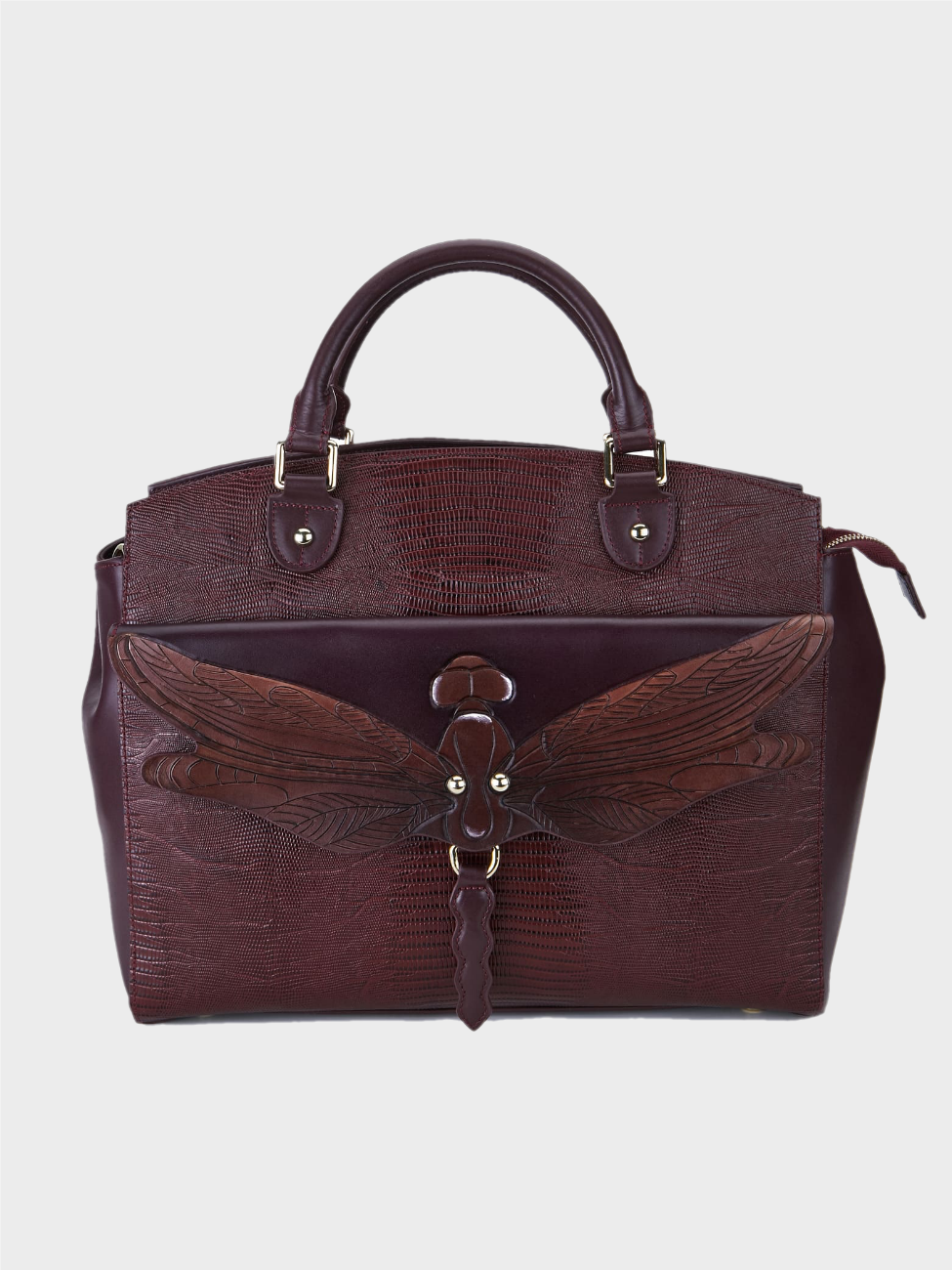 Dragonfly Brown Shoulder Bag