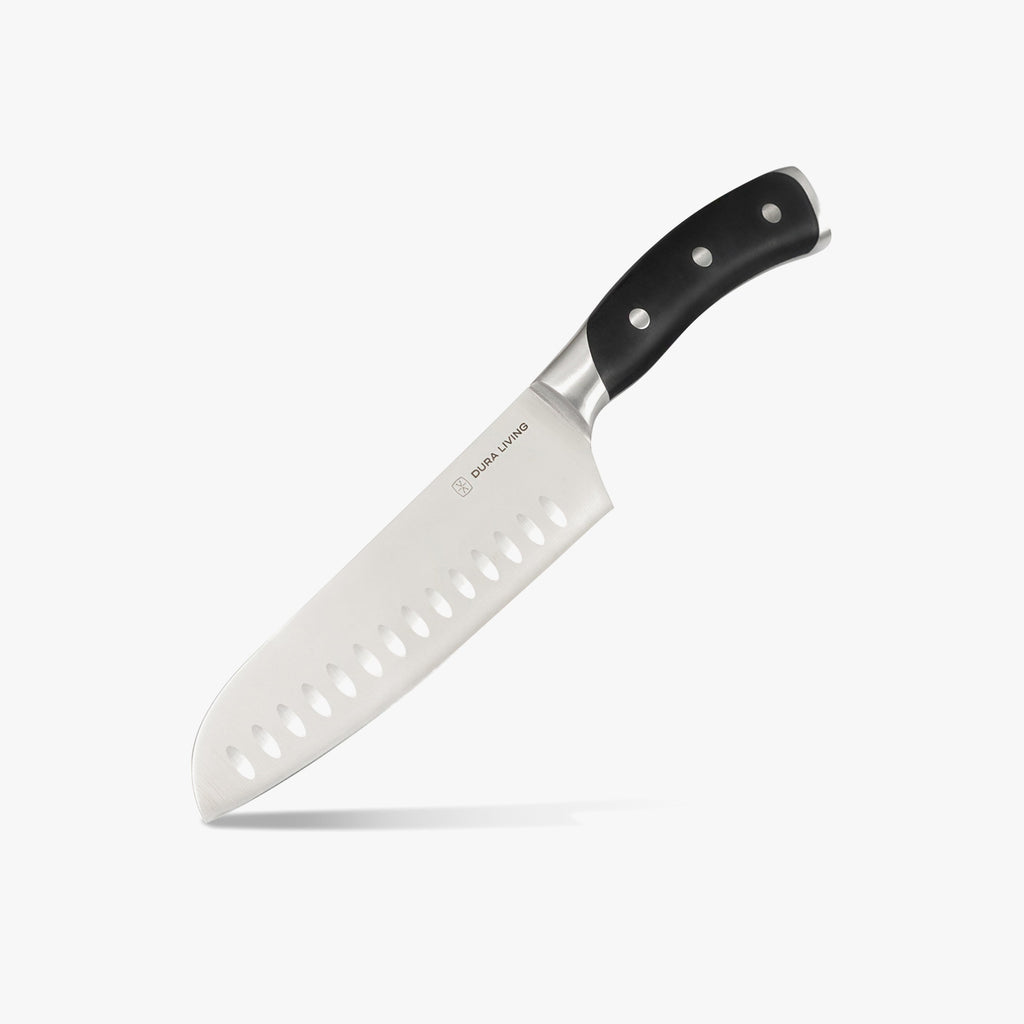 Elite 7 Inch Santoku Knife | Black