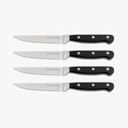 Superior Set of 4 Steak Knives | Black