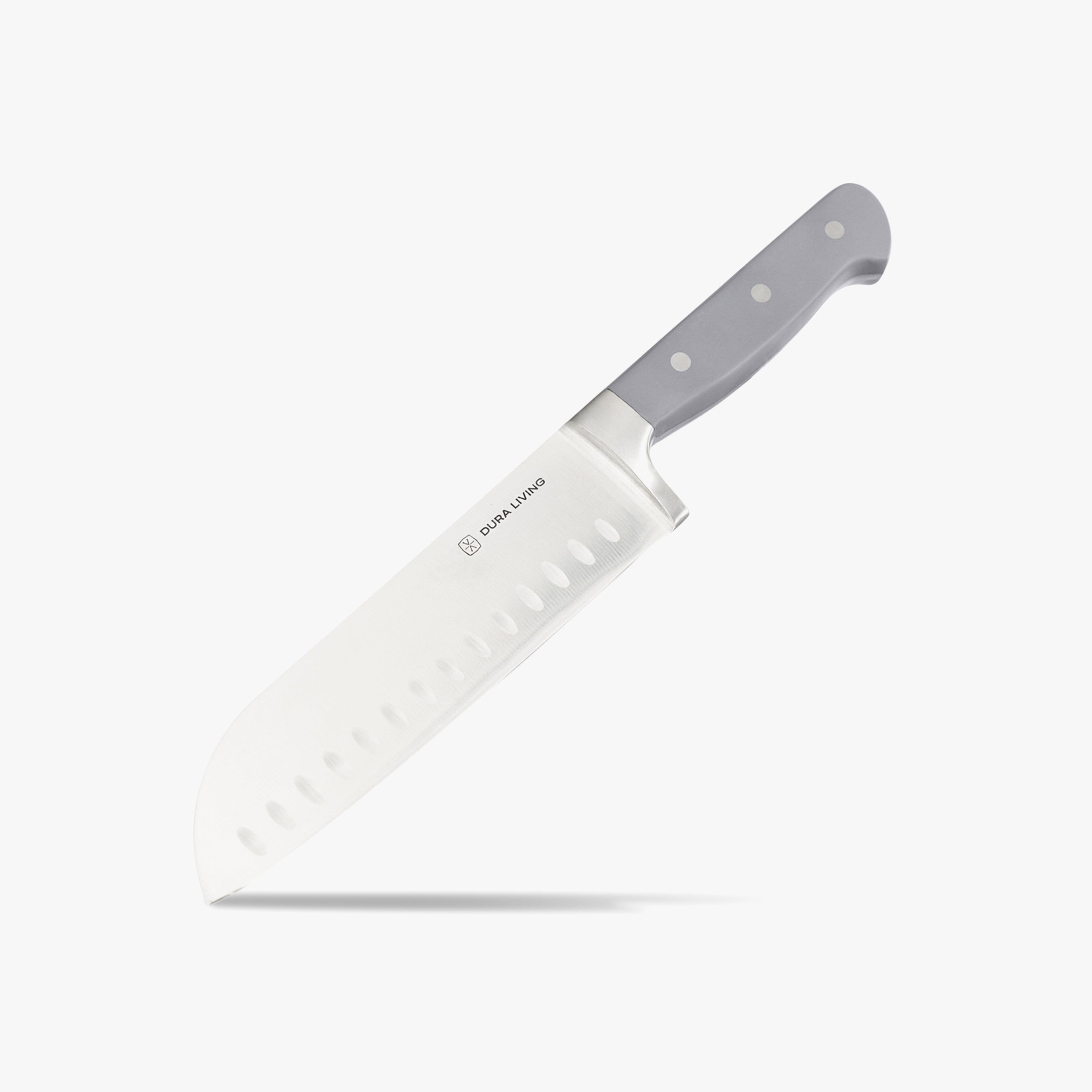 Superior 7 Inch Santoku Knife | Gray