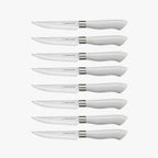 EcoCut 8-Piece Steak Knife Set | Grey