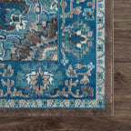 Mardin Turquoise Area Rug