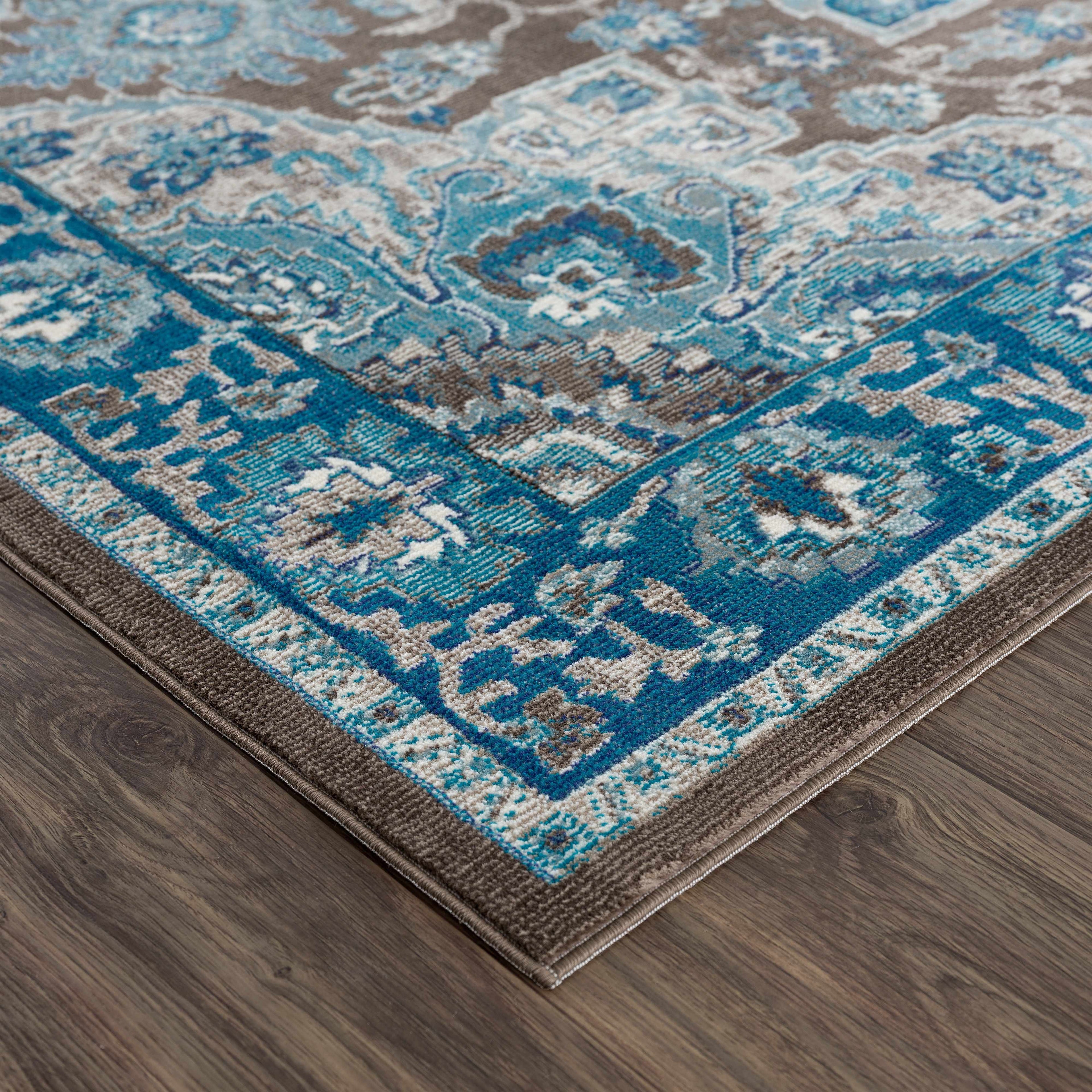 Mardin Turquoise Area Rug