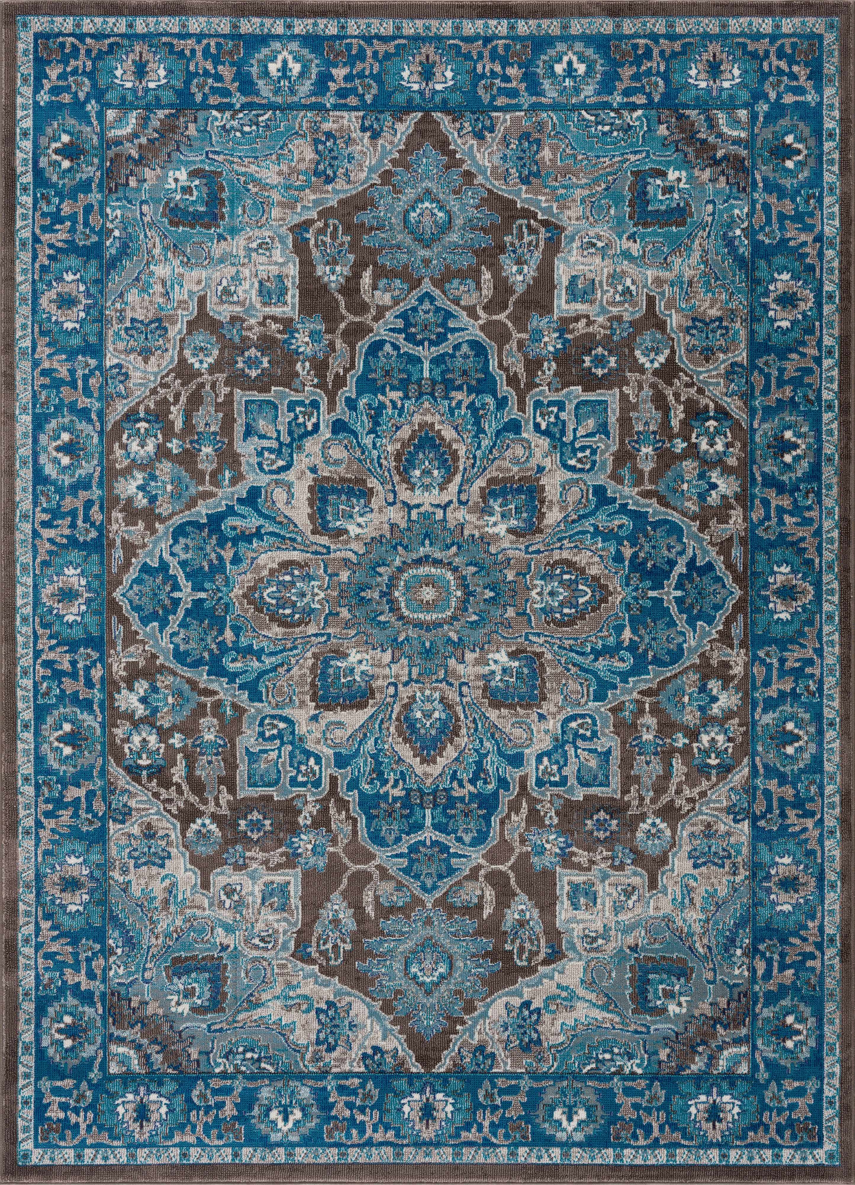 Mardin Turquoise Area Rug