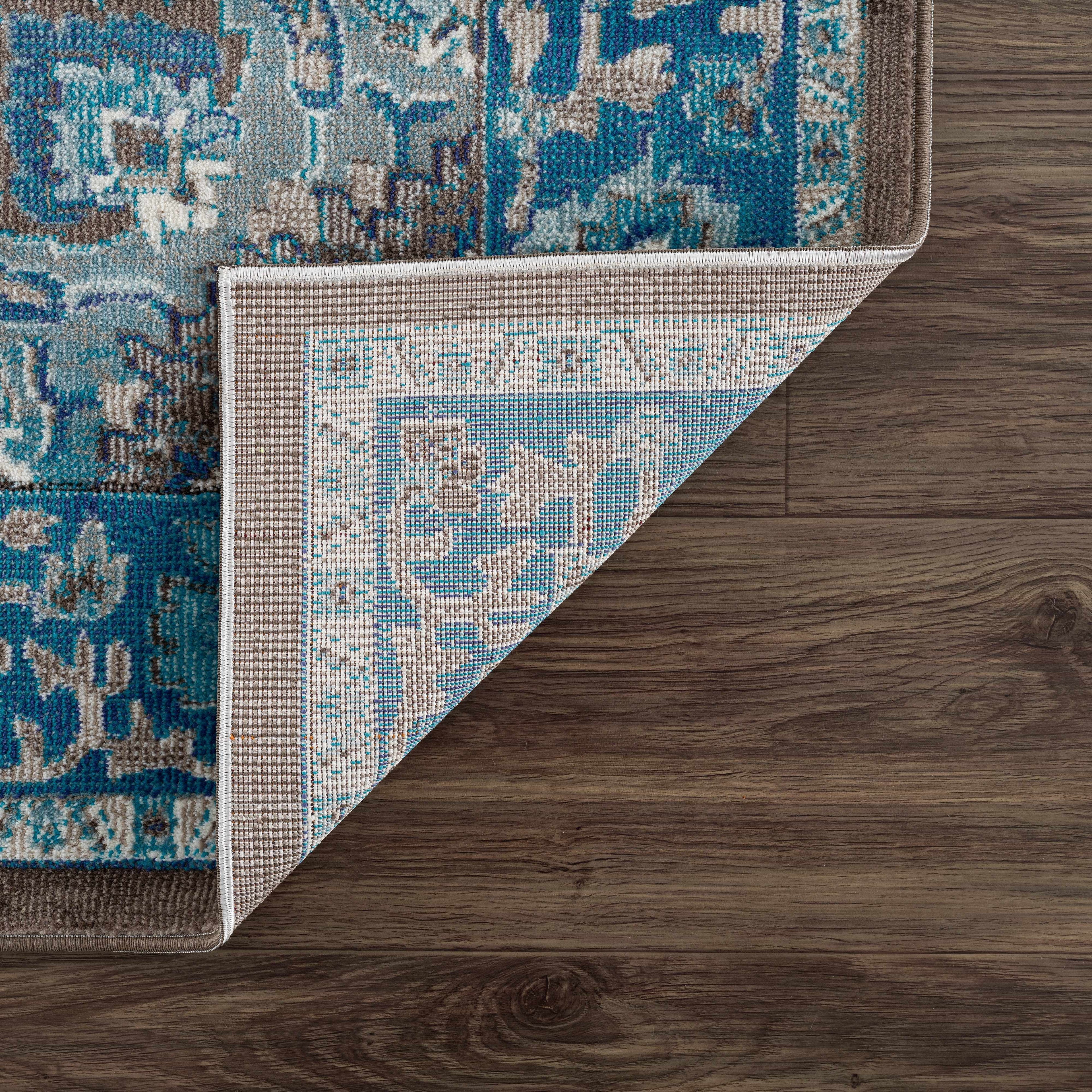Mardin Turquoise Area Rug