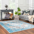 Mardin Turquoise Area Rug