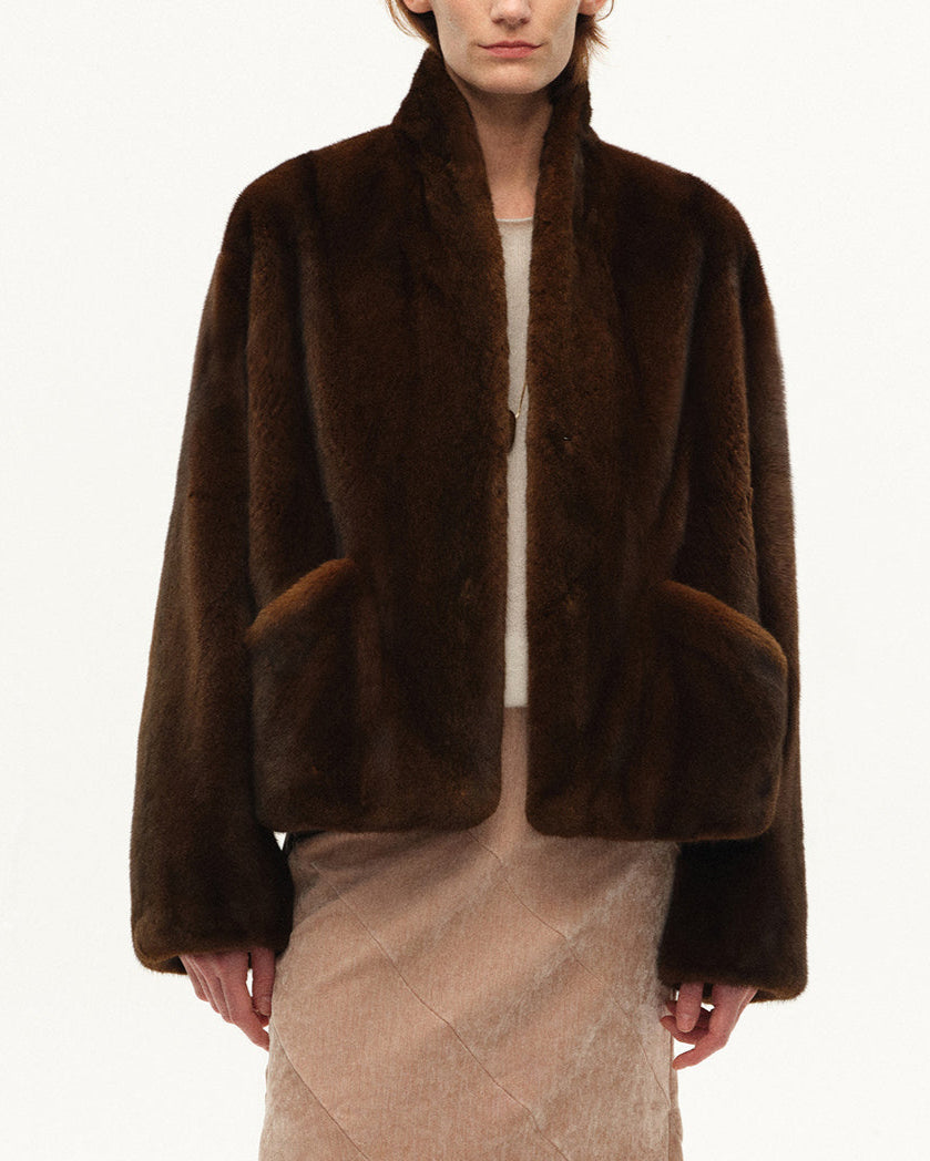 Pure Mink Urban Casual Jacket