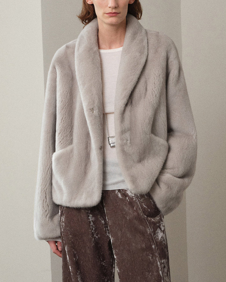 Pure Mink Urban Casual Jacket