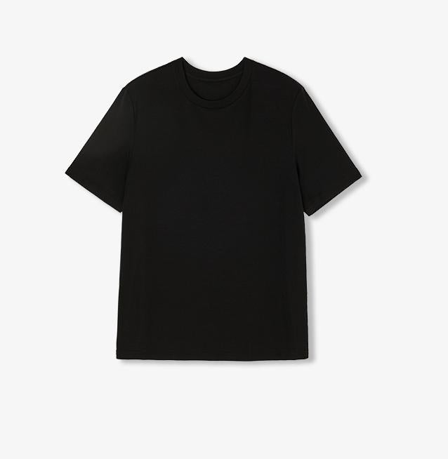 Loose Fit Cashmere Round Neck Short Sleeve Top 'Soft Cloud'