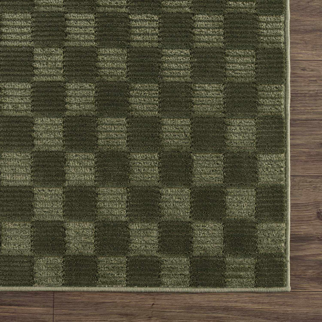 Truls Green Gambit Washable Rug