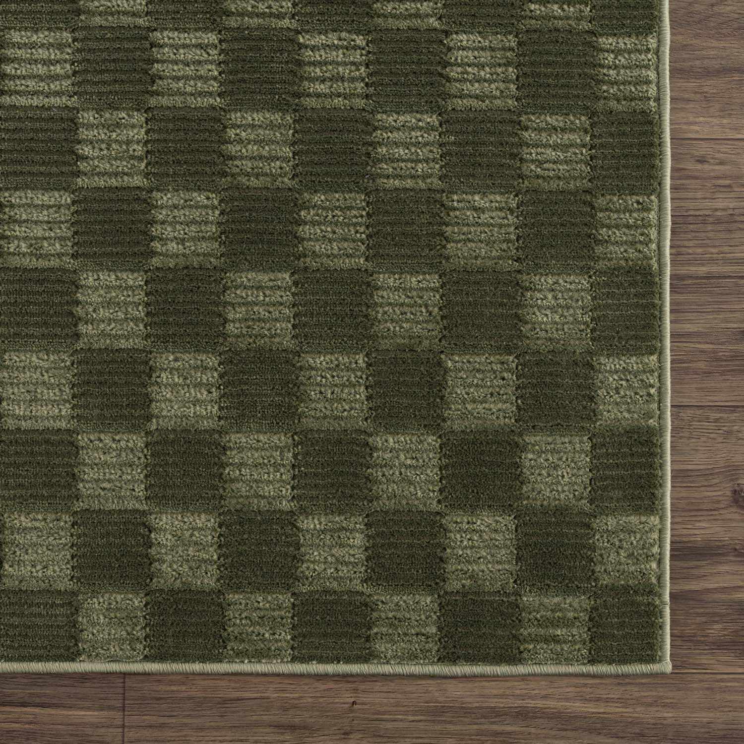 Truls Green Gambit Washable Rug