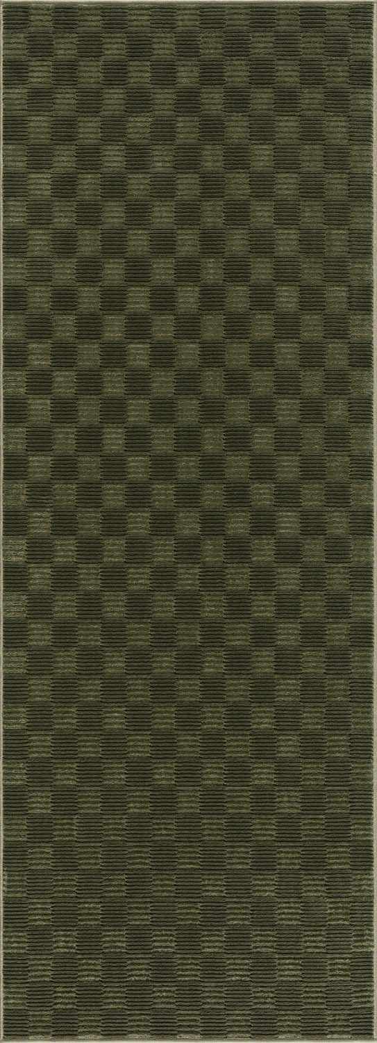 Truls Green Gambit Washable Rug