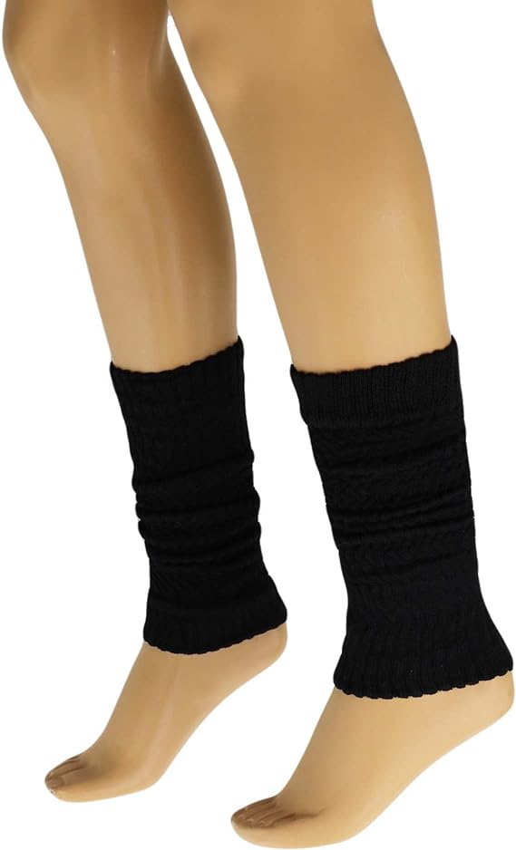 Cotton Leg Warmers Boot Socks Retro Style