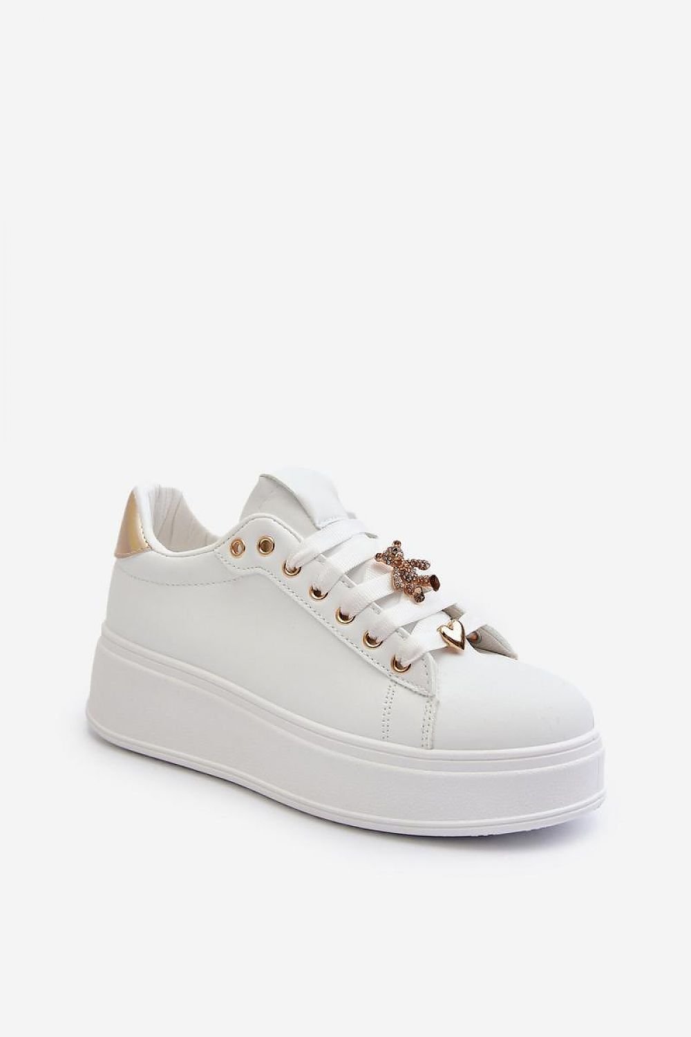 Platform Sneakers in White