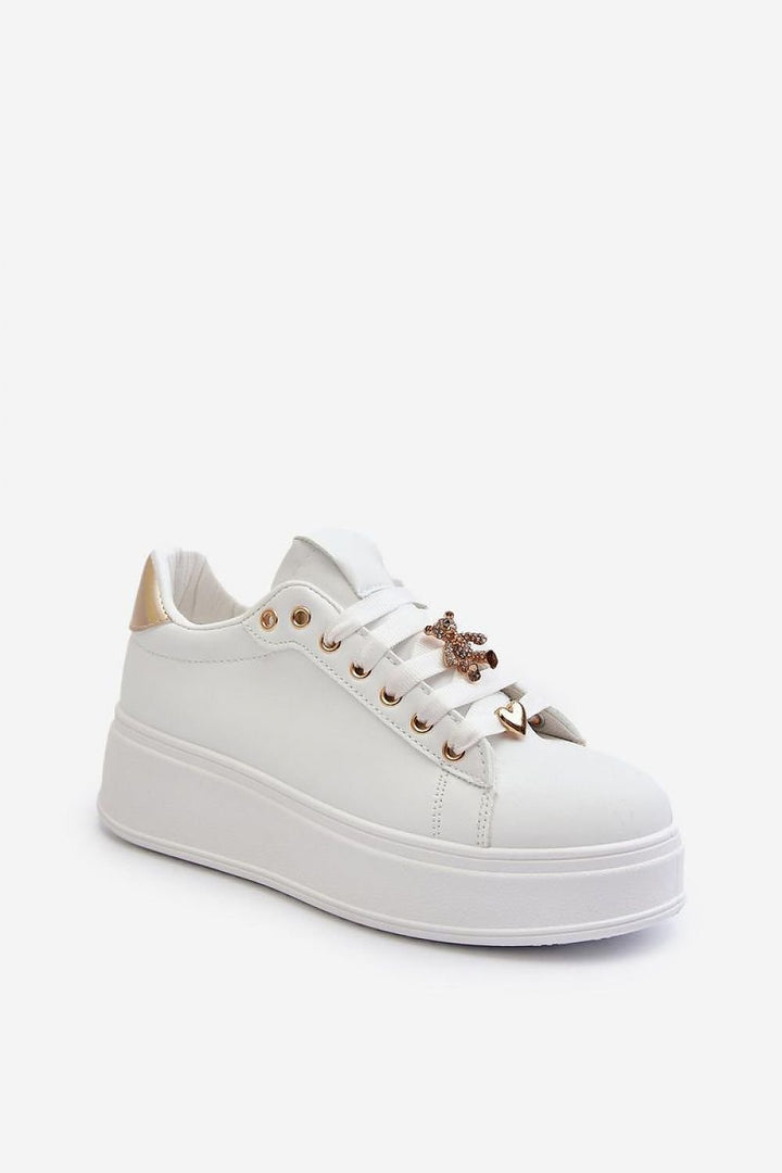 Platform Sneakers in White