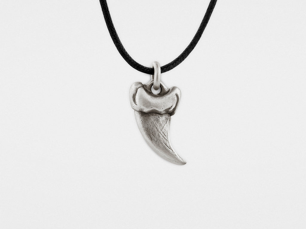 Small Bear Claw Pendant in Sterling Silver